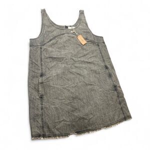 Boho Natural Life Frayed Jumper Dress NWT